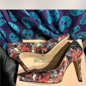 BCBGeneration Artistic Multicolor Heels